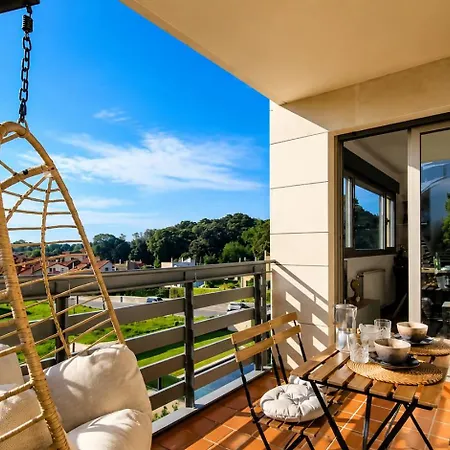 Xanas - Vistas, Piscina Y Terraza En Apartment Llanes